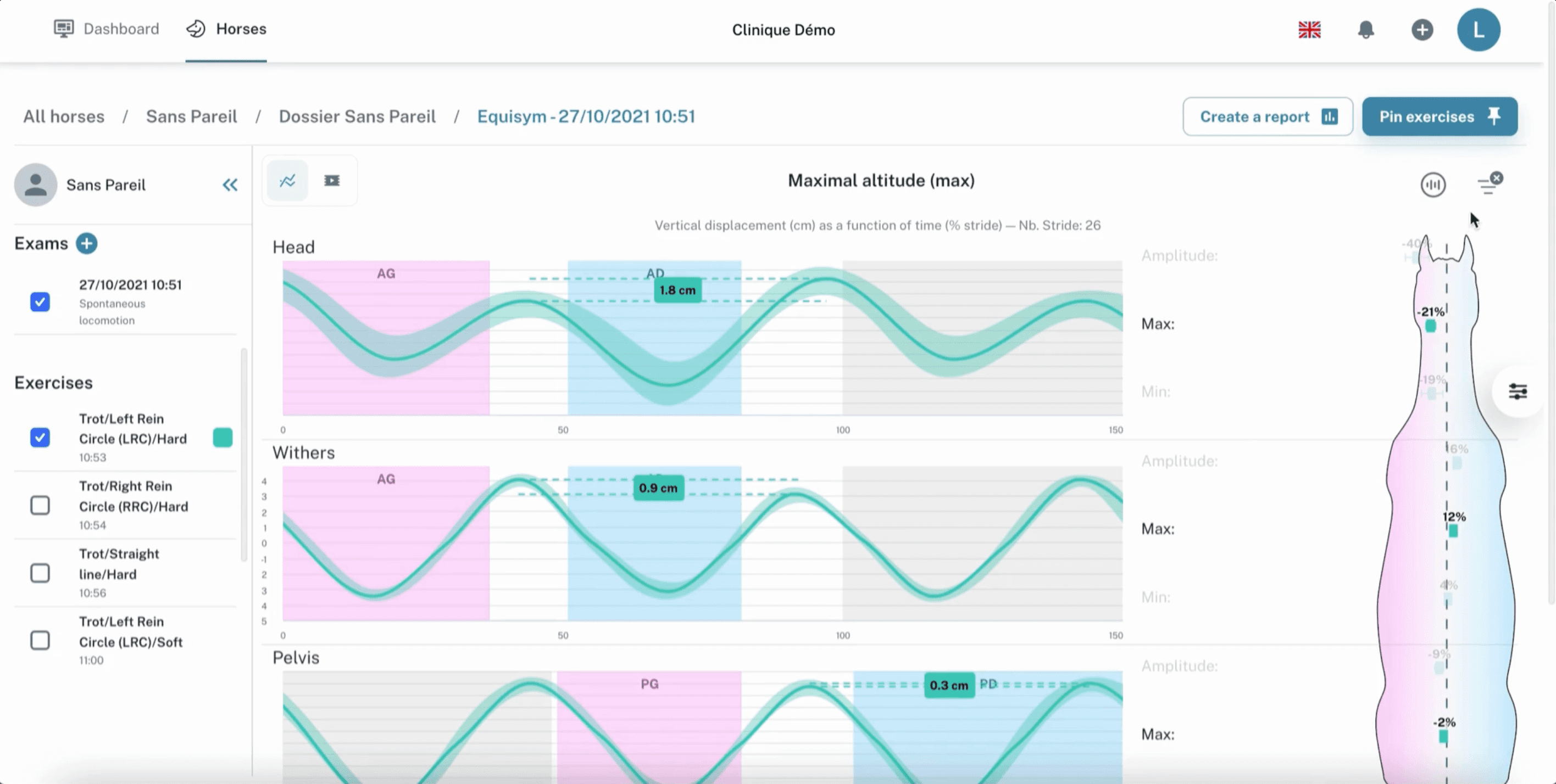 Dashboard Vet : veterinary data analysis platform